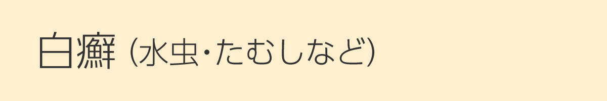 白癬（水虫・たむしなど）